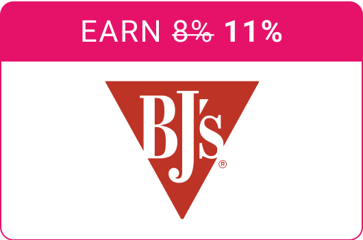 Earn 11% at BJ's