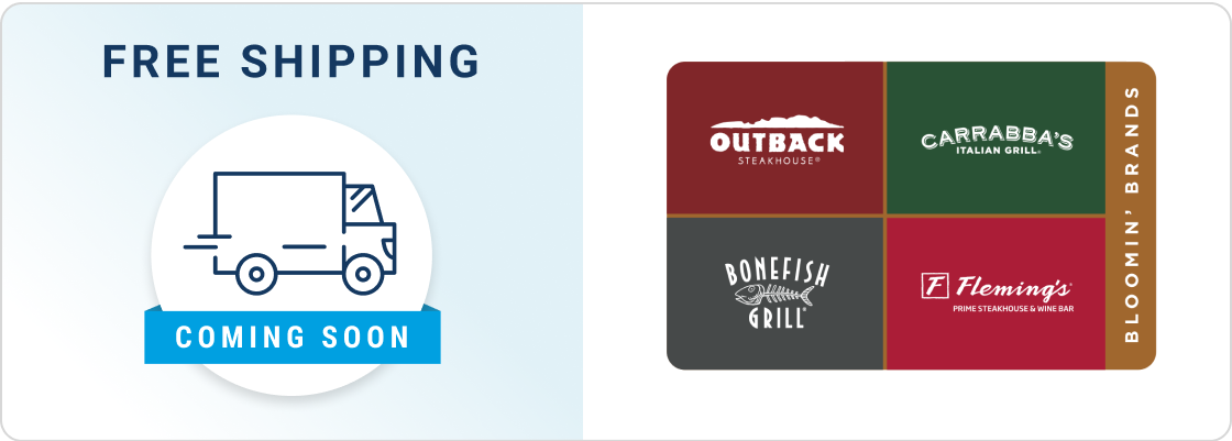 Coming soon: Free shipping on Outback Steakhouse orders $200+