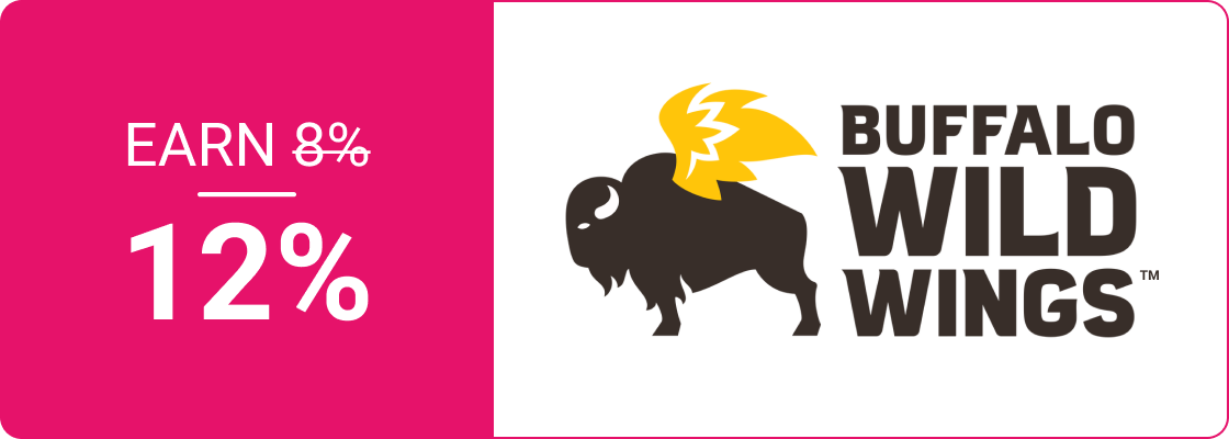 Earn 12% with Buffalo Wild Wings