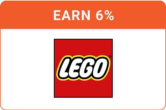 Earn 6% with Lego