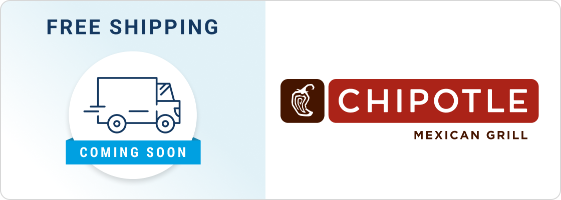 Coming soon: Free shipping on Chipotle orders $150+