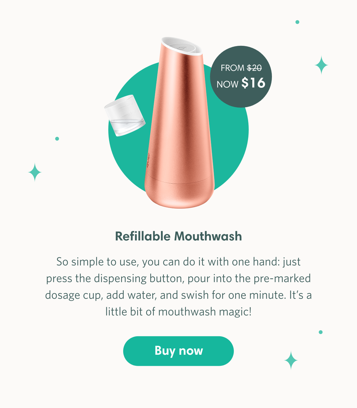 Refillable Mouthwash