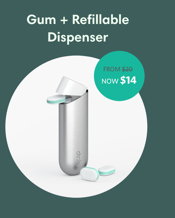 Gum + Refillable Dispenser Now $14