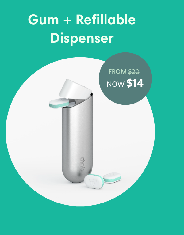 Gum + Refillable Dispenser Now $14