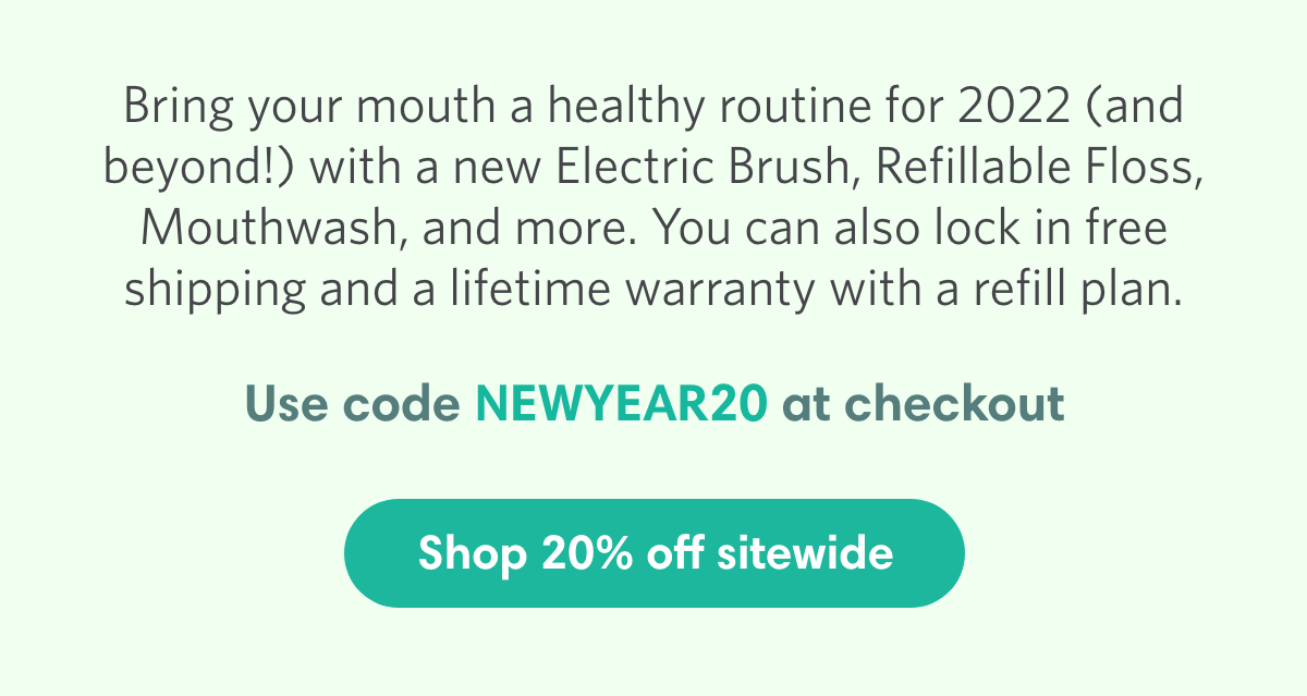 Shop 20% off sitewide