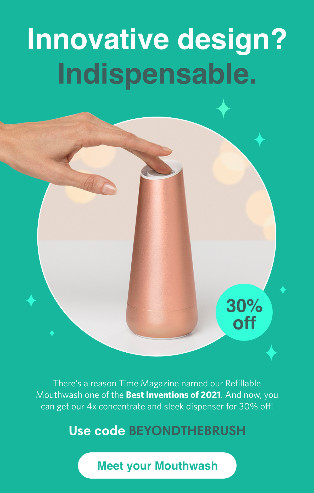 Innovative design? Indispensable. 