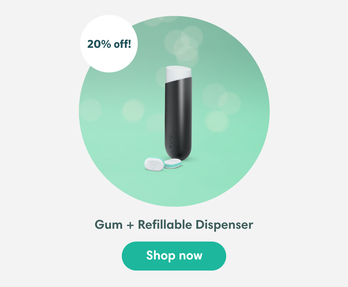 Refillable Gum + Dispenser | 20% off