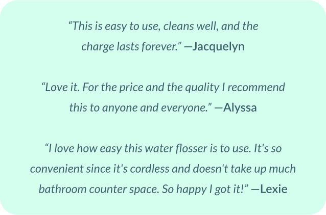 Shop Water Flosser