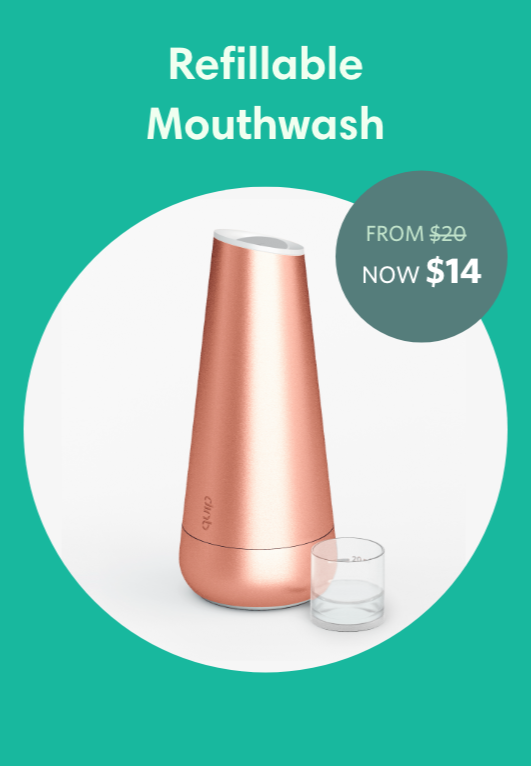Refillable Mouthwash Now $14