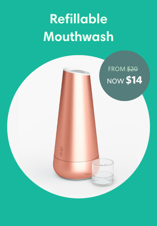 Refillable Mouthwash Now $14