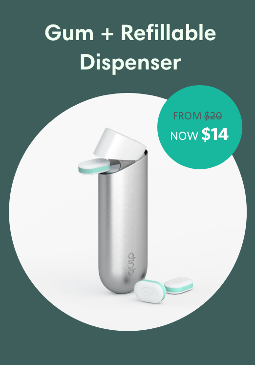 Gum + Refillable Dispenser Now $14