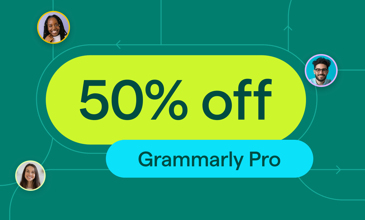 50% off | Grammarly Pro