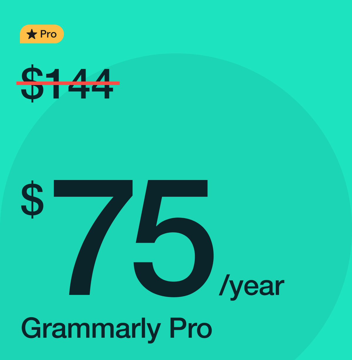 $75/year Grammarly Pro