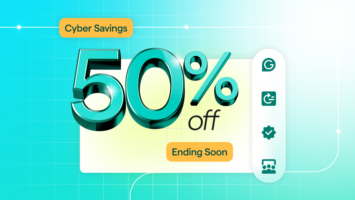 Cyber Savings | 50% off | Ending Soon