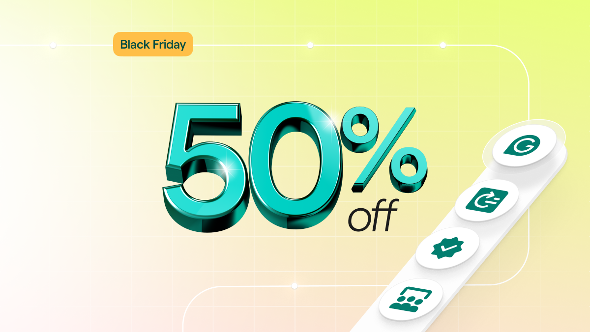 Black Friday 50% off