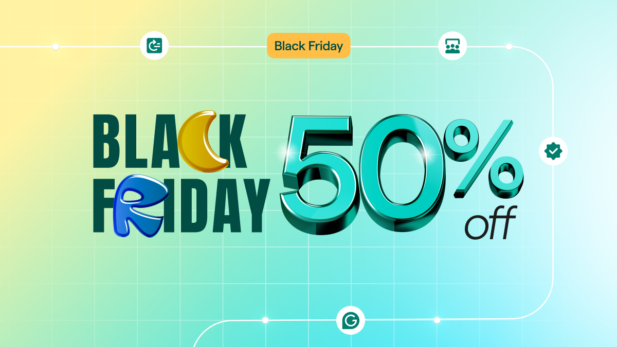 Black Friday 50% off