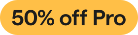 50% off Pro