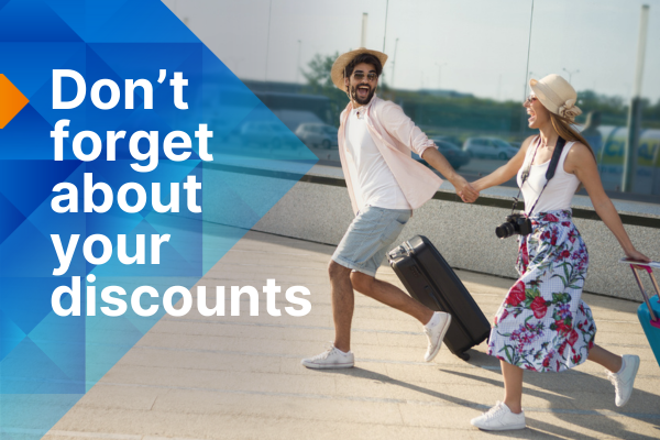 Don't forget about your discounts