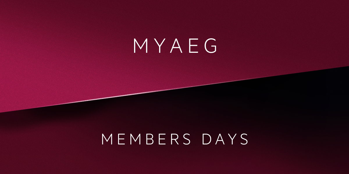 MyAEG Members Days