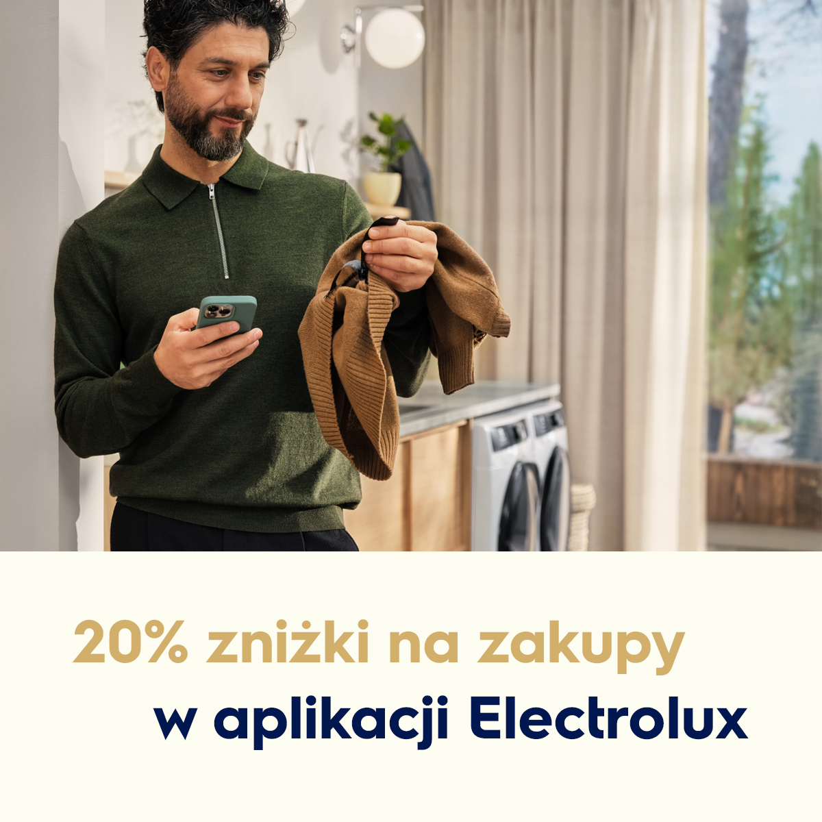 20% zniżki na zakupy w aplikacji Electrolux