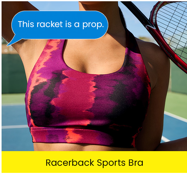 Racerback Sports Bra