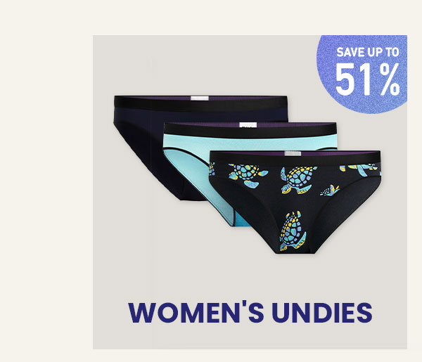 Save up to 51% | Women's Undies 