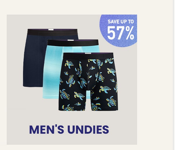 Save up to 57% | Men's Undies 