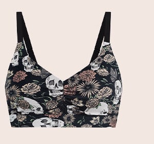 Curvy FeelFree Ruched Bralette