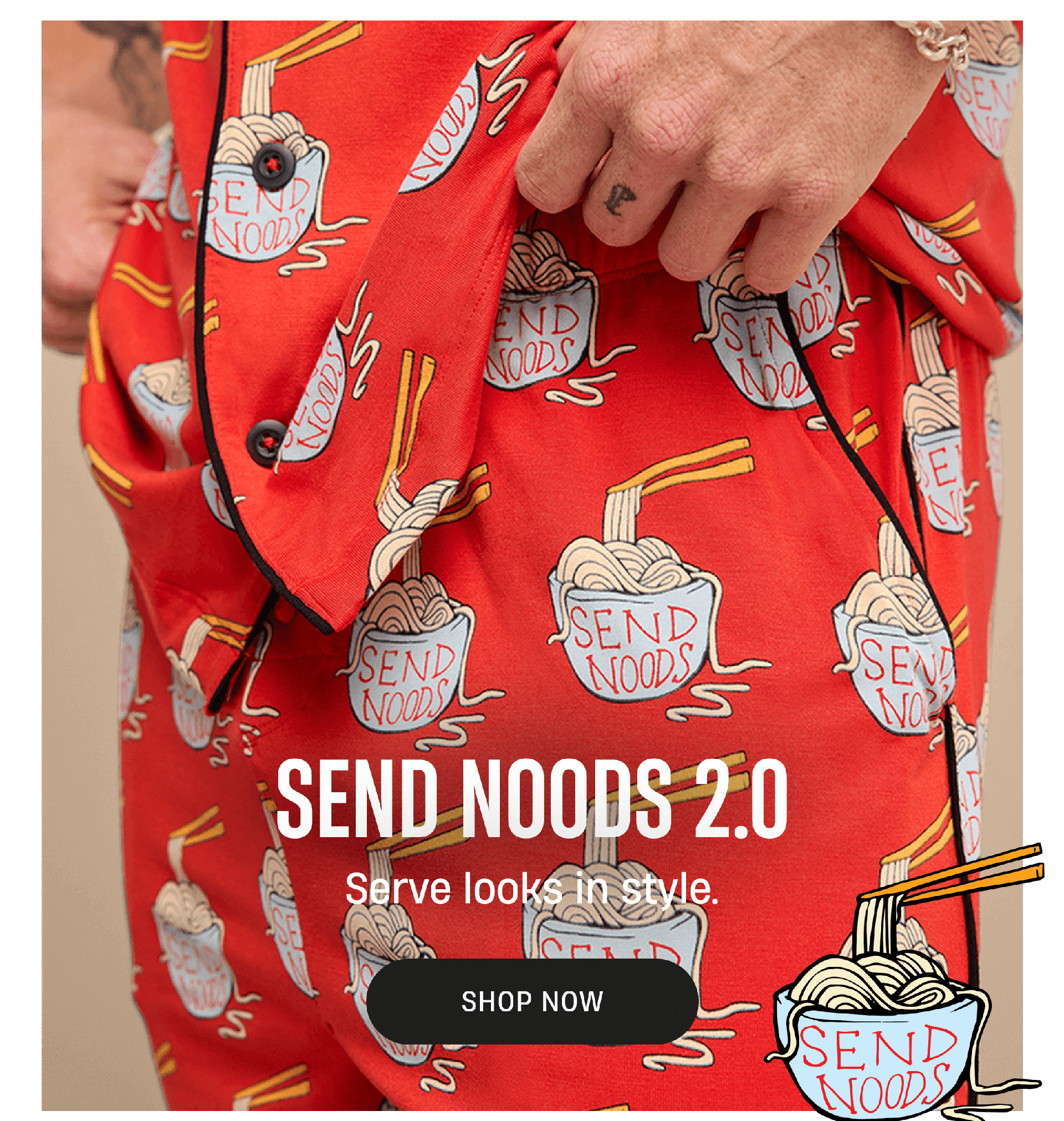 Send Noods 2.0 | Serve looks in style. | Shop Now