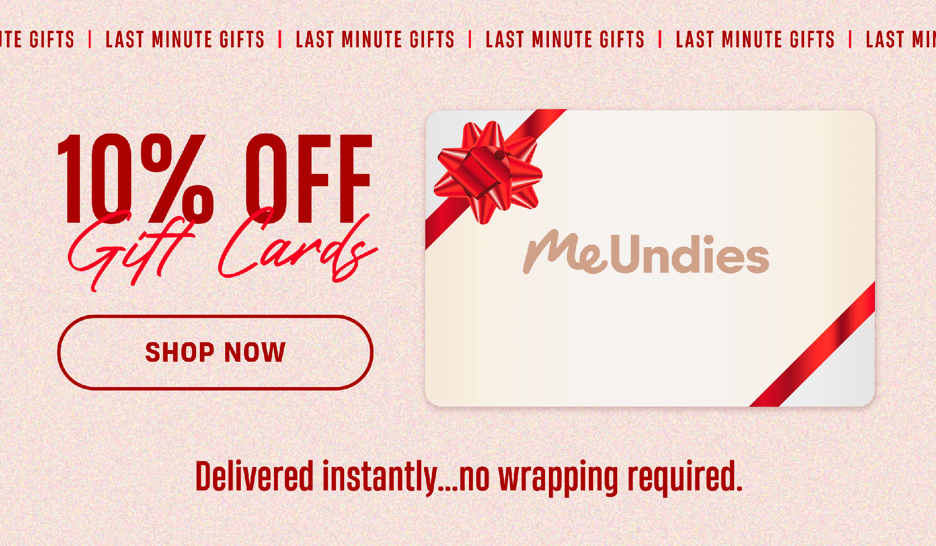 Last minute Gifts | 10% off Gift Cards | Shop Now | Delivered instantly... no wraping required.