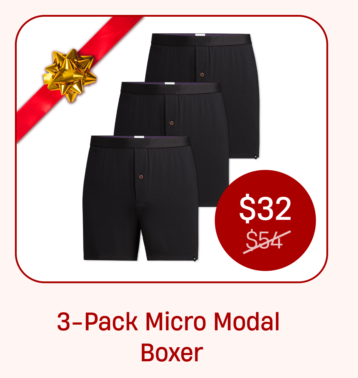 3-Pack Micro Modal Boxer