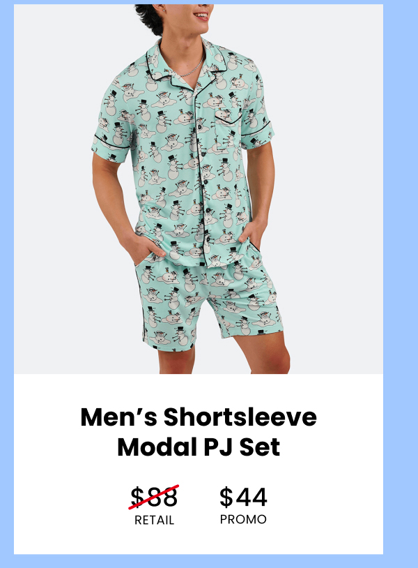 Men's Shortsleeve Modal PJ Set