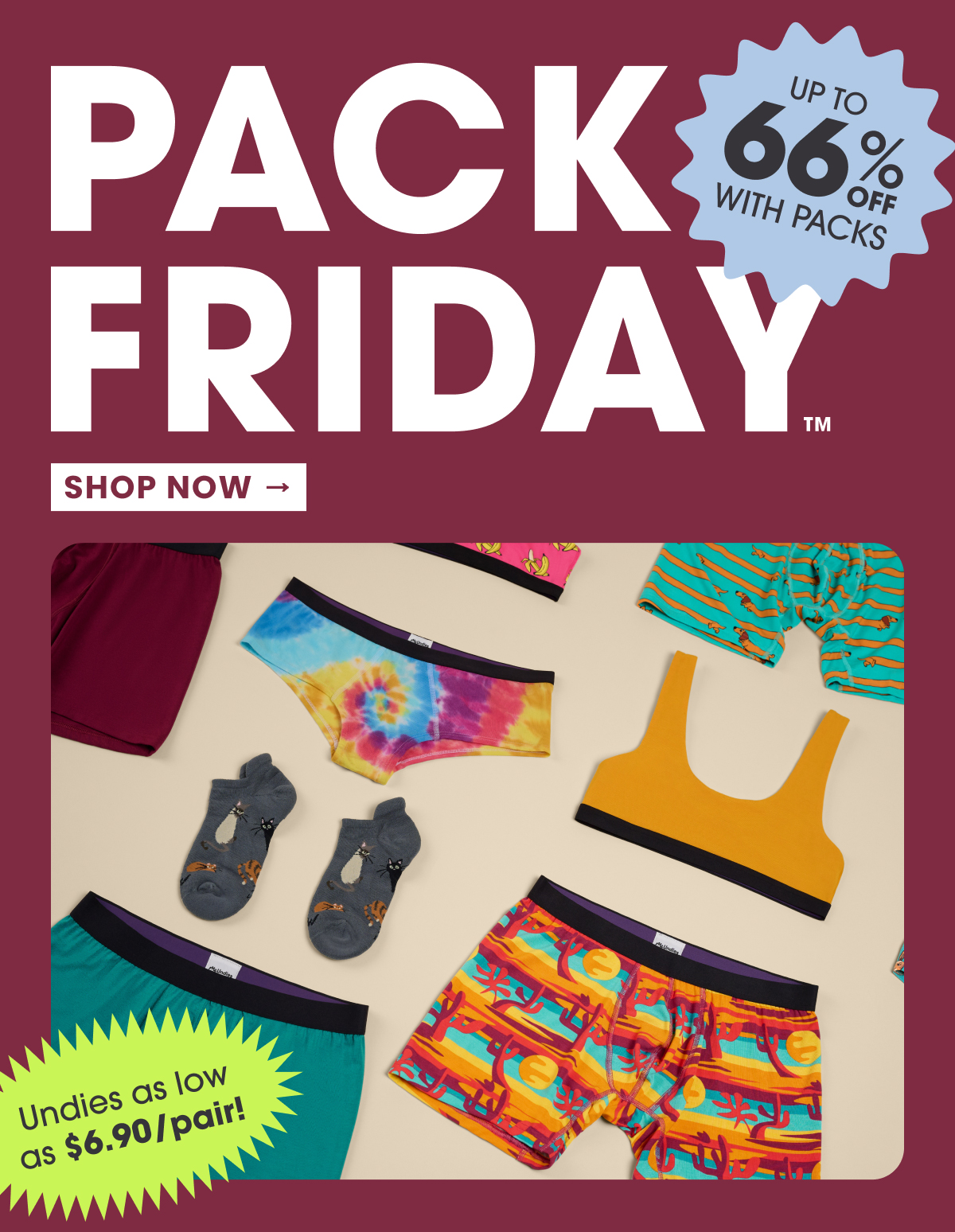 Headline: You Call It Black Friday. We Call It Pack Friday™!