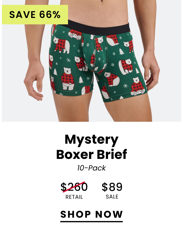 Mystery Boxer Brief 10 Pack