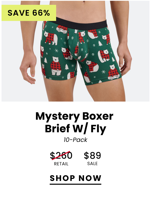 Mystery Boxer Brief w/ Fly