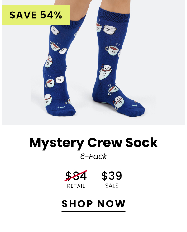 Mystery Crew Sock 6 Pacl