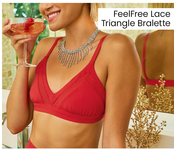 FeelFree Lace Triangle Bralette