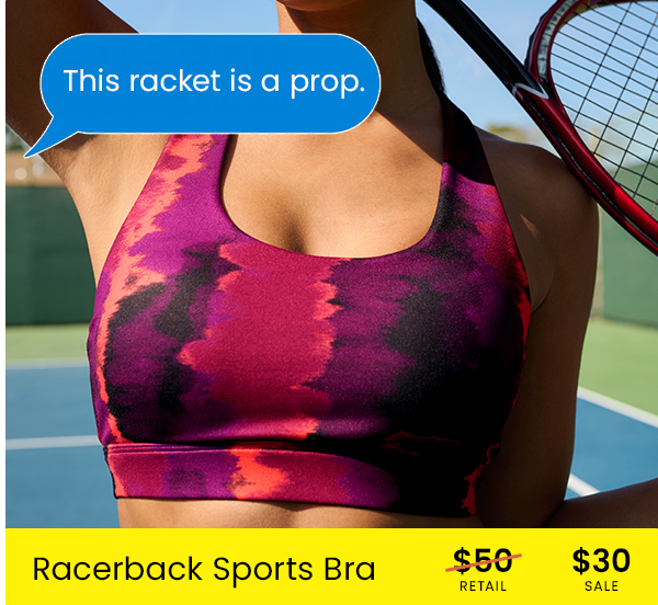 Racerback Sports Bra