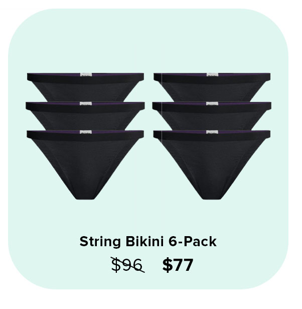 String Bikini 6-Pack