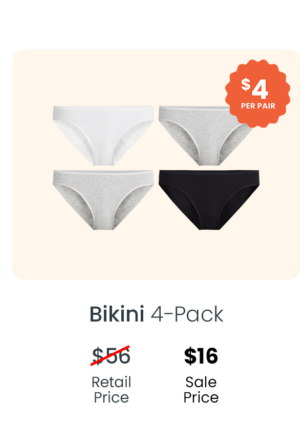 Bikini 4-Pack | $16 Sale Price