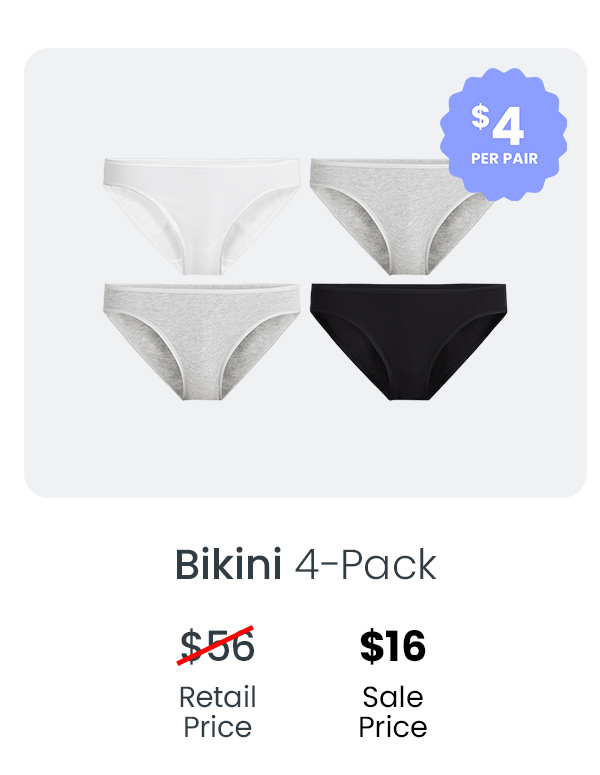 Bikini 4-Pack | $16 Sale Price