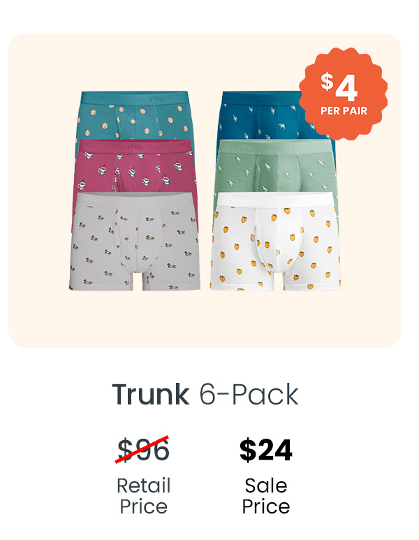 Trunk 6-Pack | $24 Sale Price