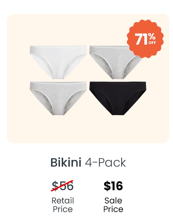 Bikini 4-Pack | $16 Sale Price