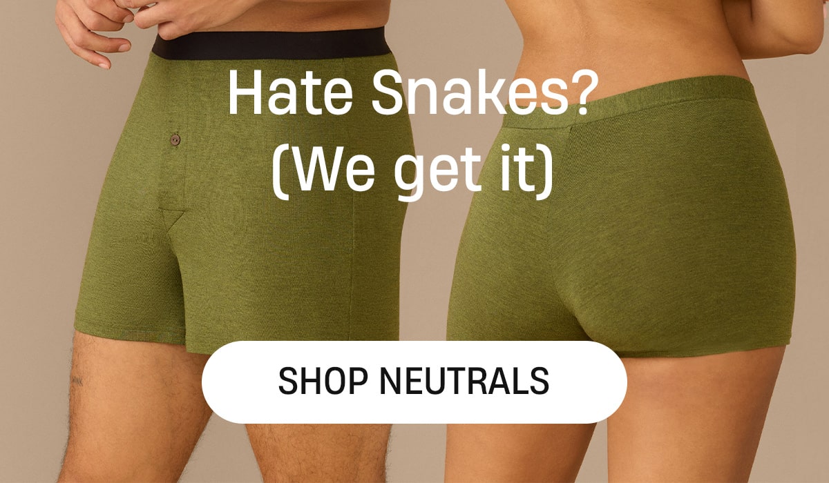 Hate Snakes? (We get it) | Shop Neutrals