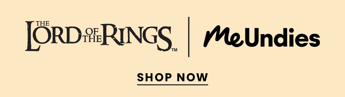 The Lord Of The Rings. MeUndies. Shop Now