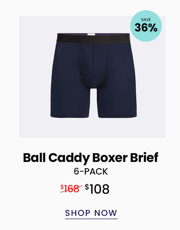 Ball Caddy Boxer Brief 6-Pack | $108 | Shop Now