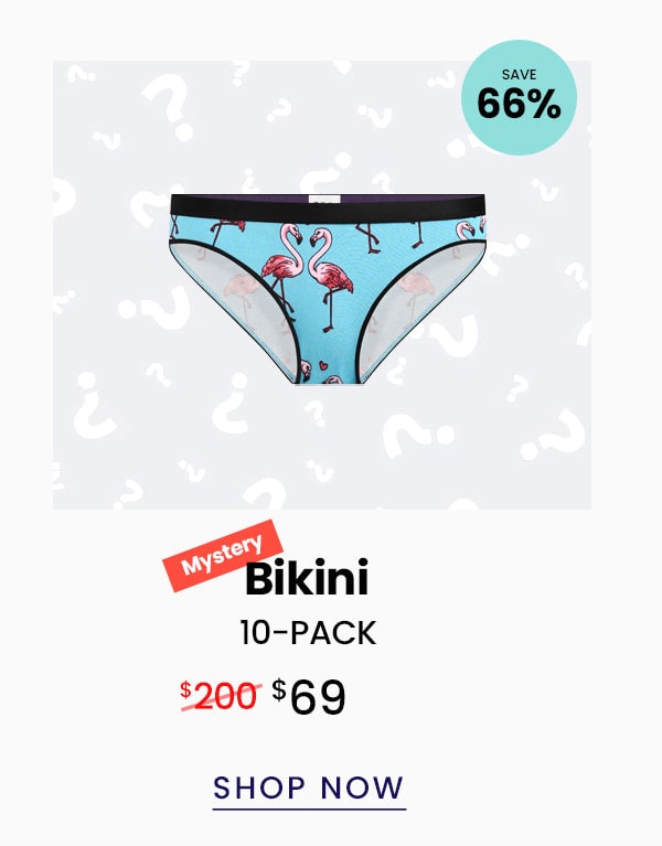 Mystery Bikini 10-Pack | $69 | Shop Now