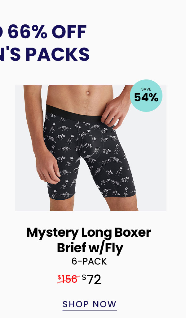 Mystery Long Boxer Brief w/Fly 6-Pack | $72 | Shop Now