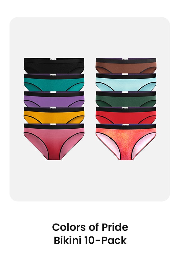 Colors of Pride Bikini 10-Pack