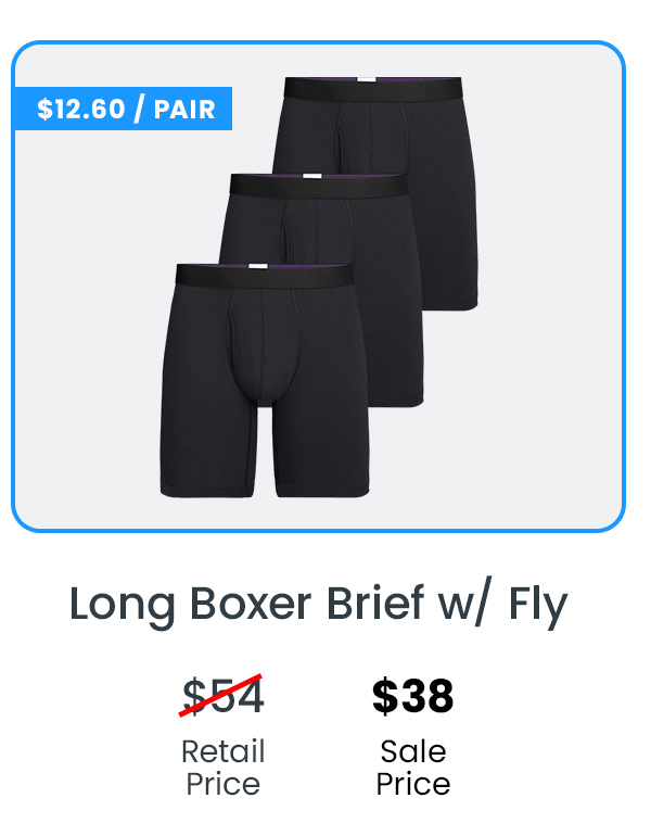 Long Boxer Brief w/ Fly